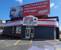 Capital City BBQ on the outside
