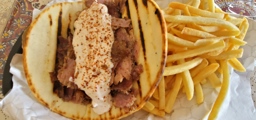 Gyro with Fries at Tasty Kabob