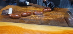 Sliced Sausage at Desert Oak Barbecue