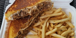 Meaty Cheesy Goodness BBQ Pork at The Sandwich League