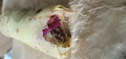 Norwegian Meatballs Lefse Wrap at the Viking Soul Food