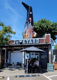 Junkyard Extreme Burgers and Brats Entrance