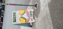 Güero Tortas Street Sign