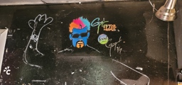 Cafe Bourbon Street Guy Fieri Logo