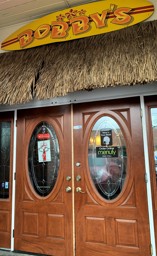 Out front of Bobby's Hawaiian Style Restaurant