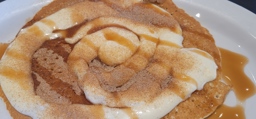 The Cinnamon Swirl Pancake is (DDDelicious) Herm's Inn