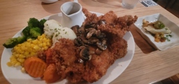 Chicken Schnitzel at the Polka Polish Cuisine