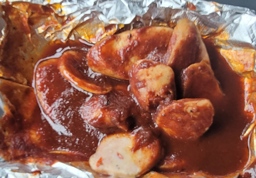 Chicken Sausage Hot Link at the Jay Bee's Bar-B-Que