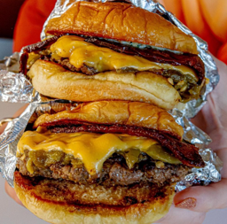 some kind of new double burger