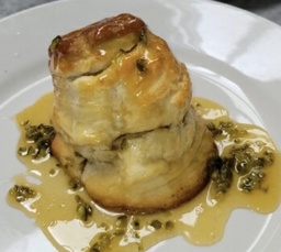 a little bit of jalapeño glaze on your biscuit