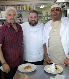 hanging out with Guy Fieri