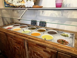 Salsa Bar - La Santisima Gourmet Taco Shop
