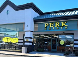 Out Front of Perk Eatery