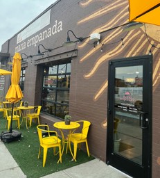 Out front of Maria Empenada in Denver, CO