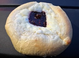 Raspberry & Cream Kolache - Hruska's Kolaches