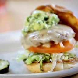 chorizo burger pic from the show