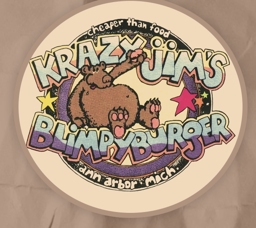 Krazy Jim's Blimpy Burger Logo from their website