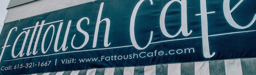 outside sign awning