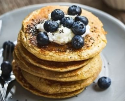 Blueberry Vanilla Pancakes