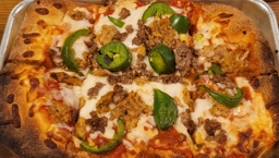 Crowbar and Grill The Hatchet (Personal Size) Pizza.