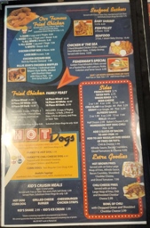 The Parkette Drive-in Menu