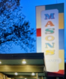 the sign outside view
