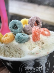 cereal on top