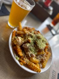 Garlic Parmesan Crab Fries