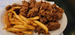 The Beach Pub Chicken Livers with French Fries