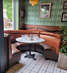 Perly's Jewish Deli Corner Booth