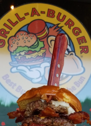 grill a burger logo