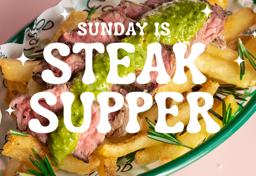 sunday is steak supper