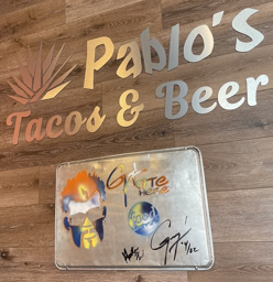 guy fieri leaving his signature