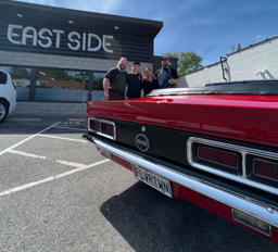 guy fieri camaro outside eastside bahn mi