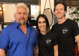 more pics with guy fieri and the owners