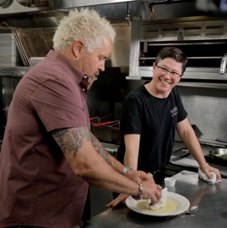 Guy Fieri with Lauren Herman