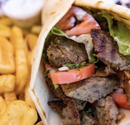 chickpeas beef wrap