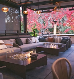 Fire Pits overlooking Healdsburg Plaza