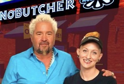Guy Fieri with Chef Nora