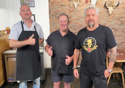 hanging out with guy fieri