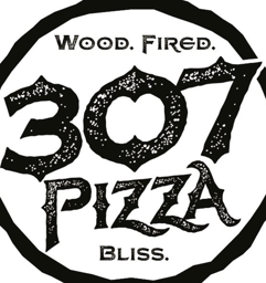 307pizza food truck logo on display