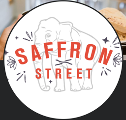 look for the saffron street logo