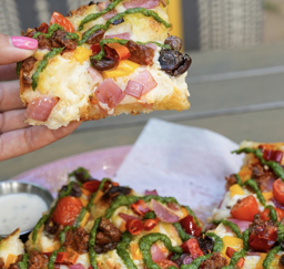 try out our new vegan pizza 
