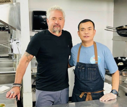 hanging out with guy fieri
