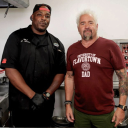 side by side pic with guy fieri