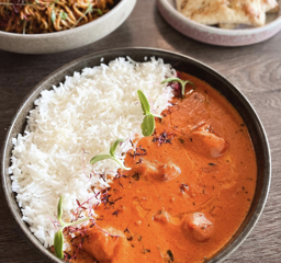Butter Chicken is one of our most popular dishes and make sure you get the rice and naan