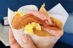 Breakfast Empanada Ham n Bacon Fully Loaded