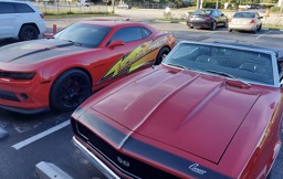 look who parked outside