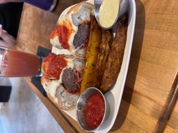 The perfect meatball sandwitch