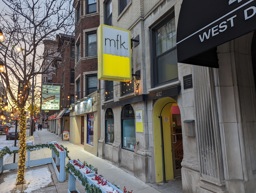 Outside mfk. Restaurant